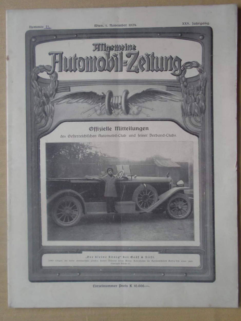 Allgemeine Automobil-Zeitung 1.November 1924